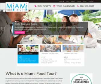 Miamifoodtours.com(Miami Food Tours) Screenshot