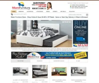 Miamifurniture.com(Furniture stores in Miami) Screenshot