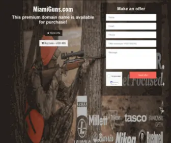 Miamiguns.com(Guns for sale) Screenshot