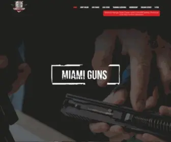 Miamigunsinc.com(Miami Guns) Screenshot
