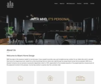 Miamihomedesignusa.com(Miami Home Design) Screenshot