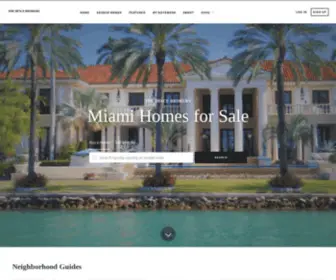 Miamihomeseek.com(Miami Homes for Sale) Screenshot