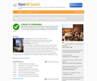 Miamihrsummit.com(Miami HR Summit) Screenshot