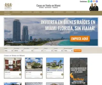 Miamiinmuebles.com(Casas en Miami) Screenshot