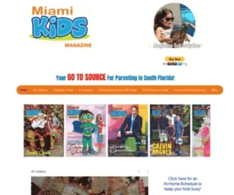 Miamikidsmagazine.com(Miami Kids Magazine) Screenshot