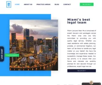 Miamilawyernearme.com(Miami Lawyers Near Me provides the best legal services in the Miami area) Screenshot