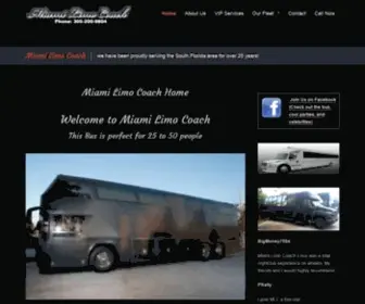 Miamilimocoach.com(Miami Limo Coach) Screenshot