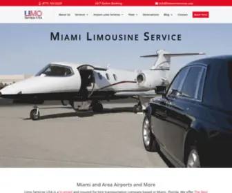 Miamilimo.net(Limo Services USA) Screenshot