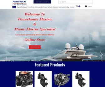 Miamimarina.com(Miami Boat Parts & Service) Screenshot