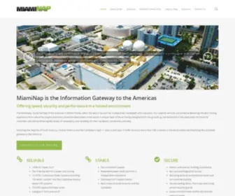 Miaminap.com(Miami Data Center) Screenshot