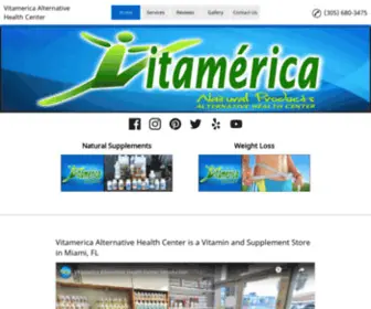 Miaminaturalsupplements.com(Vitamerica Alternative Health Center is a Vitamin and Supplement Store in Miami) Screenshot