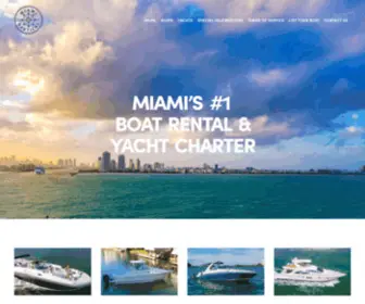Miaminautical.com(Miami Boat Rentals & Yacht Charters) Screenshot