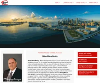 Miaminewrealty.com(Doral and Pembroke Pines FL real estate listings and homes for sale) Screenshot