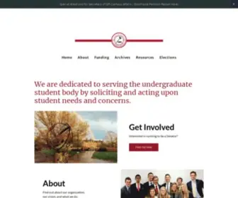 Miamiohasg.com(Associated Student Government) Screenshot