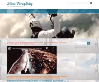 Miamiparagliding.com(Miami Paragliding) Screenshot