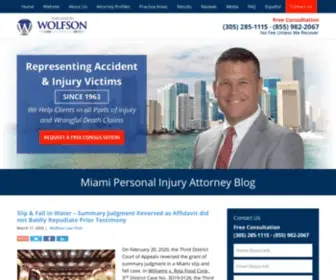 Miamipersonalinjuryattorneyblog.net(Published by Miami Personal Injury Attorneys) Screenshot