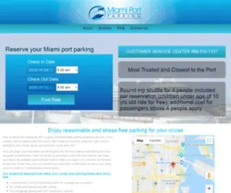 Miamiportparking.com(Miami Port Parking) Screenshot