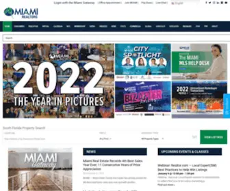 Miamirealtors.com(The MIAMI Association of REALTORS®) Screenshot