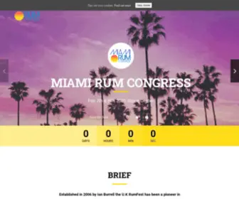 Miamirumcongress.com(Miami Rum Congress Miami Rum Congress) Screenshot