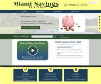 Miamisavings.bank(Miami Savings Bank) Screenshot