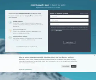 Miamisecurity.com(Miami Security) Screenshot