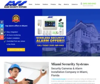 Miamisecuritysystems.net(Miami Security Systems) Screenshot