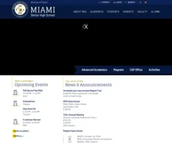Miamiseniorhigh.org(Miami Senior High School) Screenshot