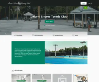 Miamishorestennis.com(Miami Shores Tennis Club) Screenshot