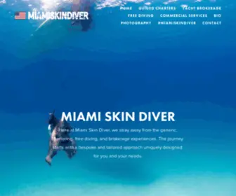 Miamiskindiver.com(Christopher Andrew Tavera) Screenshot