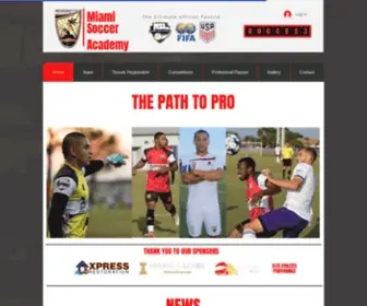 Miamisocceracademy.com(Mysite) Screenshot