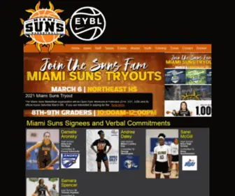 Miamisunsbasketball.org(Miami Suns Basketball) Screenshot