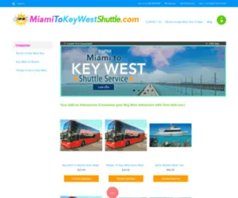 Miamitokeywestshuttle.com(Miami to Key West Shuttle) Screenshot