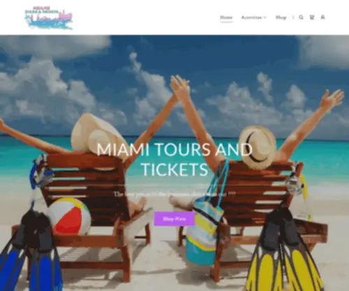 Miamitoursandtickets.com(Miami Tours And Tickets) Screenshot