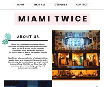 Miamitwice.com(Miami Twice) Screenshot