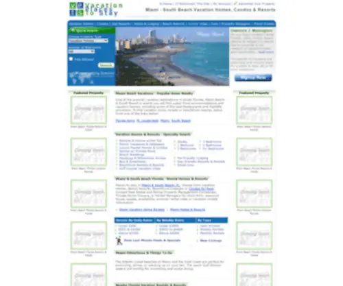 Miamivacationrentalhomes.com(Miami South Beach Vacation Homes Miami Beachfront Condo Rentals Miami Florida Resorts) Screenshot