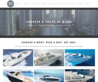 Miamiyachtingcompany.com(Miami Yachting Company) Screenshot