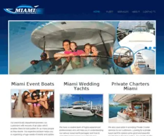 Miamiyachtscharters.com(Miami Yacht Charters) Screenshot