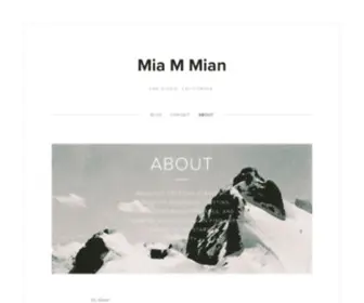 Miammian.com(Mia M Mian) Screenshot