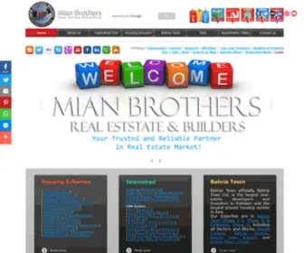 Mianbrothers.com(PECHS Mian Brothers Real) Screenshot