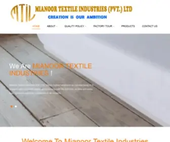 Mianoortextile.com(MIANOOR TEXTILES Welcome to Style) Screenshot