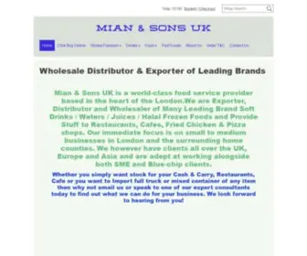 Miansons.co.uk(Soft Drinks) Screenshot