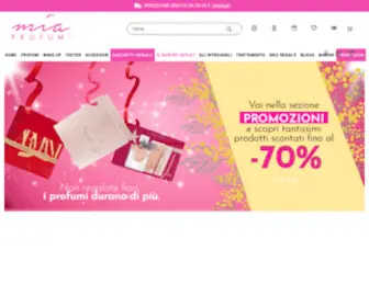 Miaprofumi.com(Mia Profumi) Screenshot