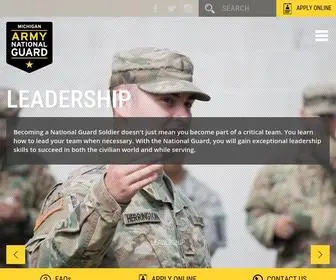 Miarmyguard.com(Michigan Army National Guard) Screenshot