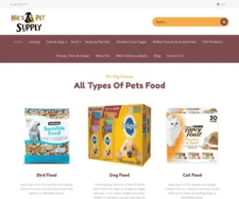 Miaspetsupply.com(Mia's Pet Supply) Screenshot