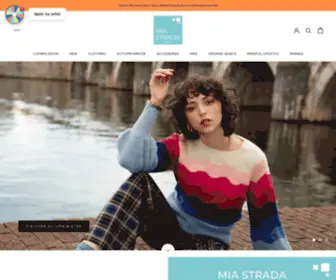 Miastradalondon.com(Ethical clothing and accessories. Mia Strada London offers a handpicked selection) Screenshot