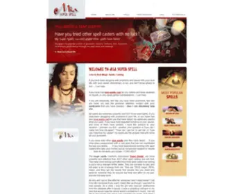 Miasuperspell.com(Cast Easy & Free Love Spells) Screenshot