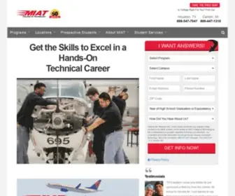 Miat.edu(Aircraft Mechanic School Degree) Screenshot