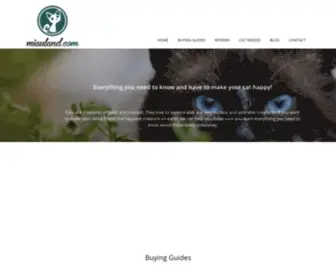 Miauland.com(A cat friendly site answering all your questions) Screenshot