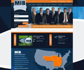 Mibanc.com(Midwest Independent BankersBank) Screenshot