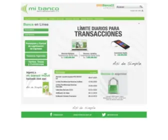 Mibanco.com.ve(Mi Banco) Screenshot